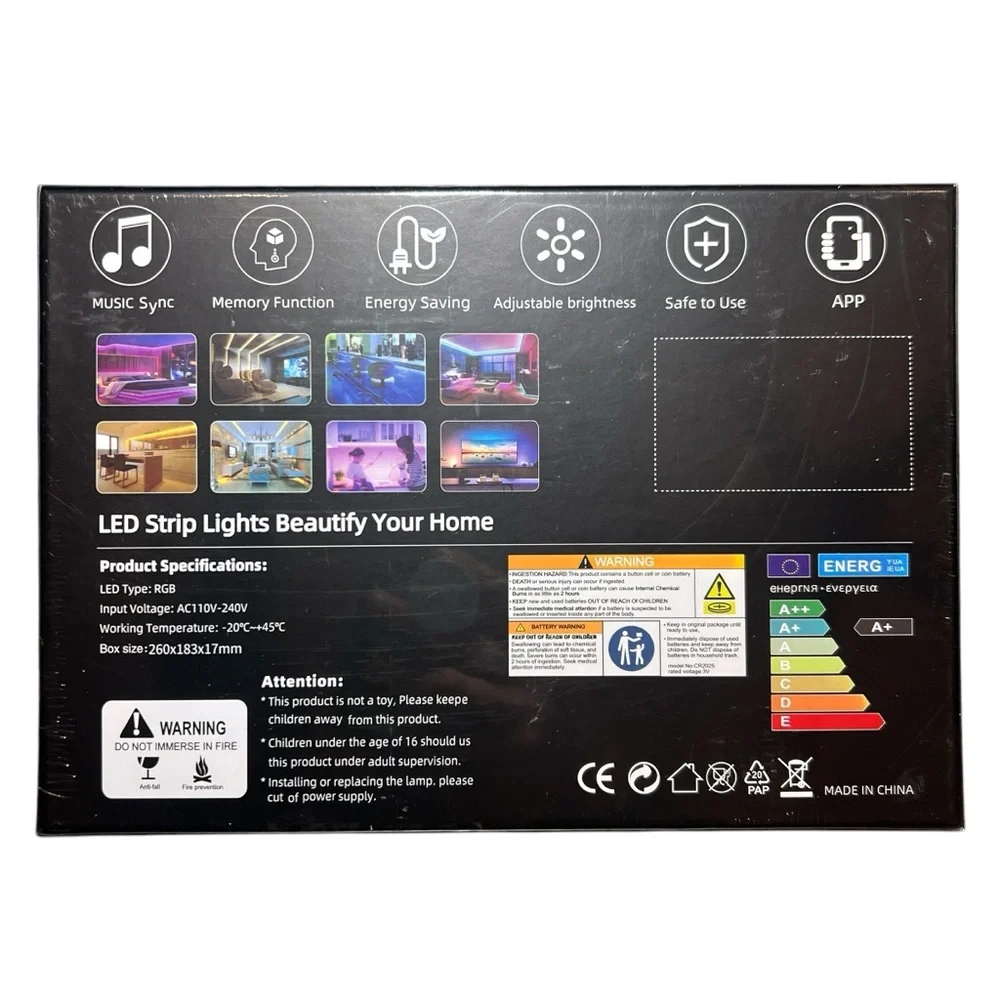 Bedroom MultiColor LED Strip Lights